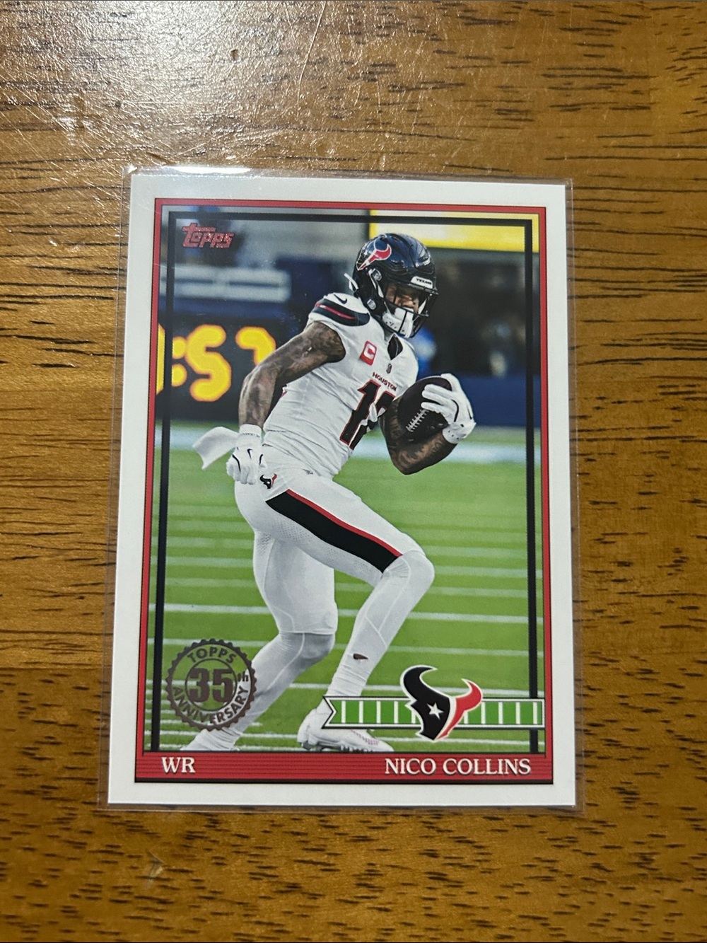Topps Nico Collins Houston Texans Trading Card - 35th Anniversary